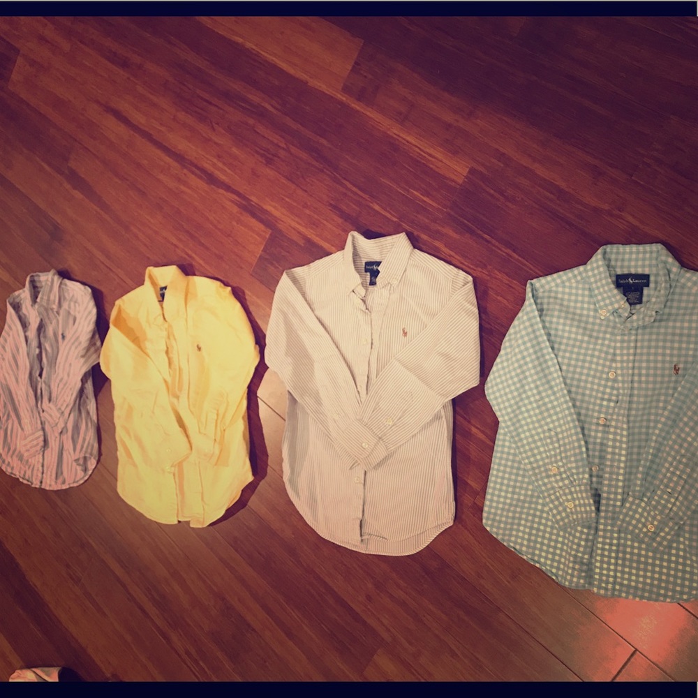 Ready for Easter!  Set of 4 Ralph Lauren shirts